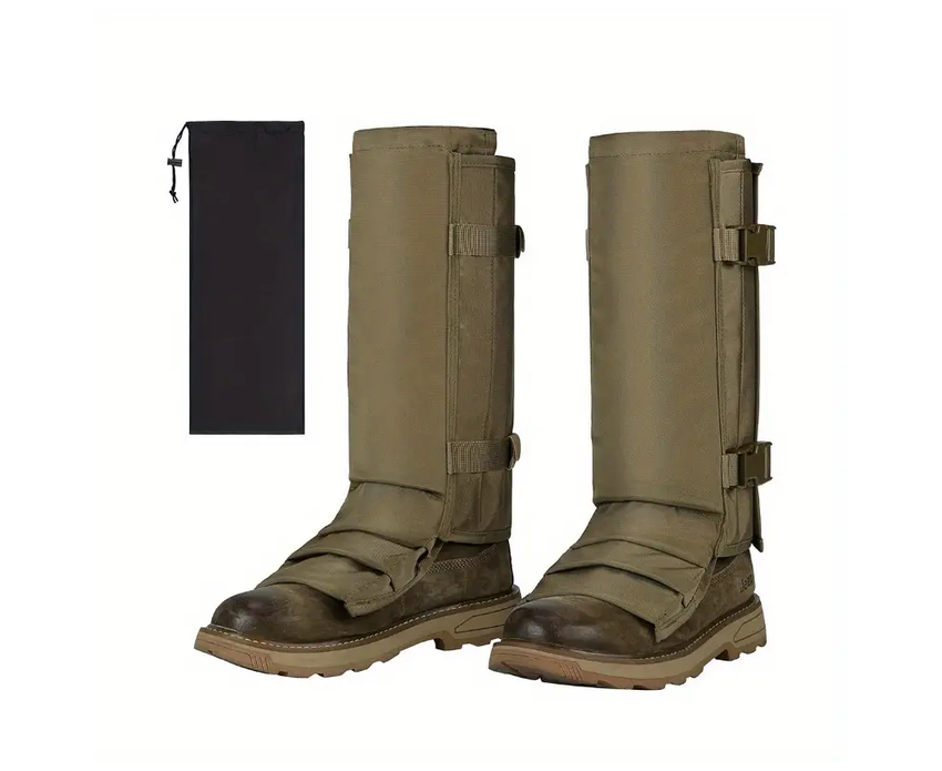 Professional Heavy-Duty Snake Proof Leg Gaiters (Adjustable Snakebite Protection Protection)
