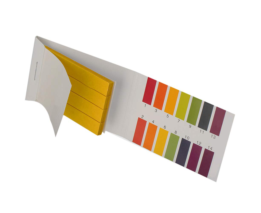 Universal 1-14 pH Indicator Test Paper Strips (80-Sheet Round Bundle Pack)