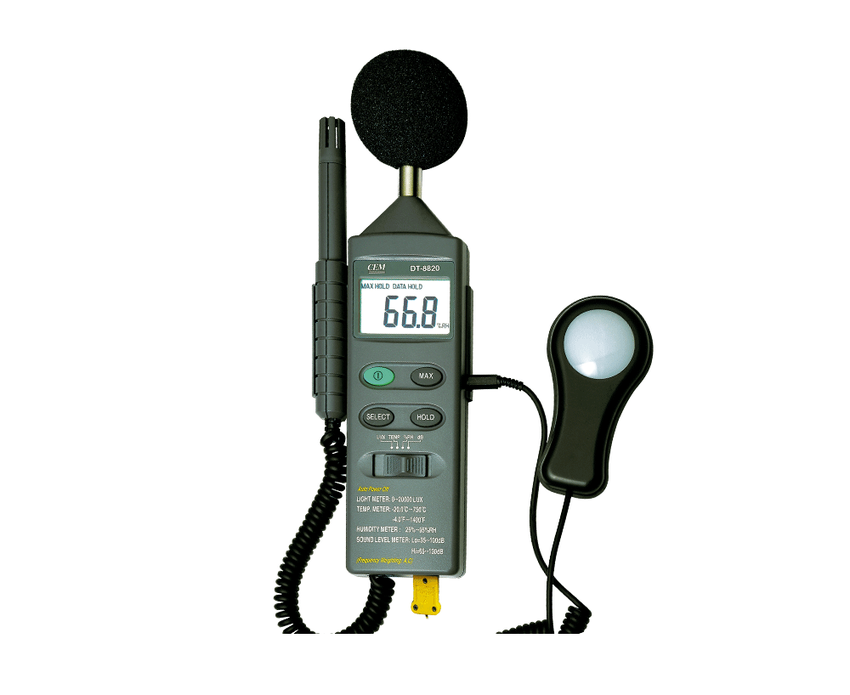 CEM DT-8820 4-in-1 Multifunction Environment Meter
