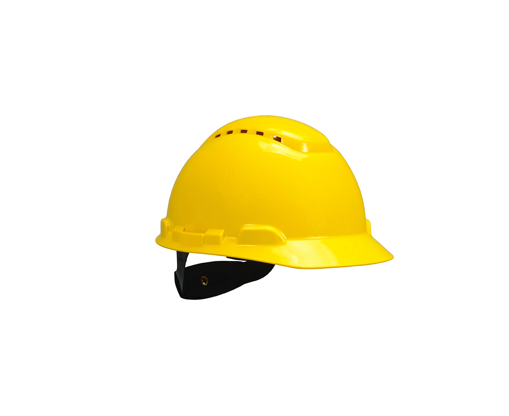 3M™ H-702V Vented Cap Style Hard Hat (High-Visibility Yellow Protective Safety Helmet)