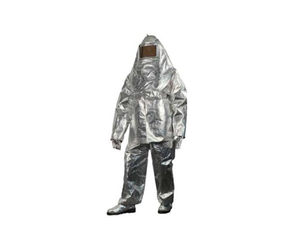 Aluminum Foil Heat Resistant Insulation Suit (Anti-Thermal $500^circtext{C} - 1000^circtext{C}$ Fire Proximity Safety Suit)