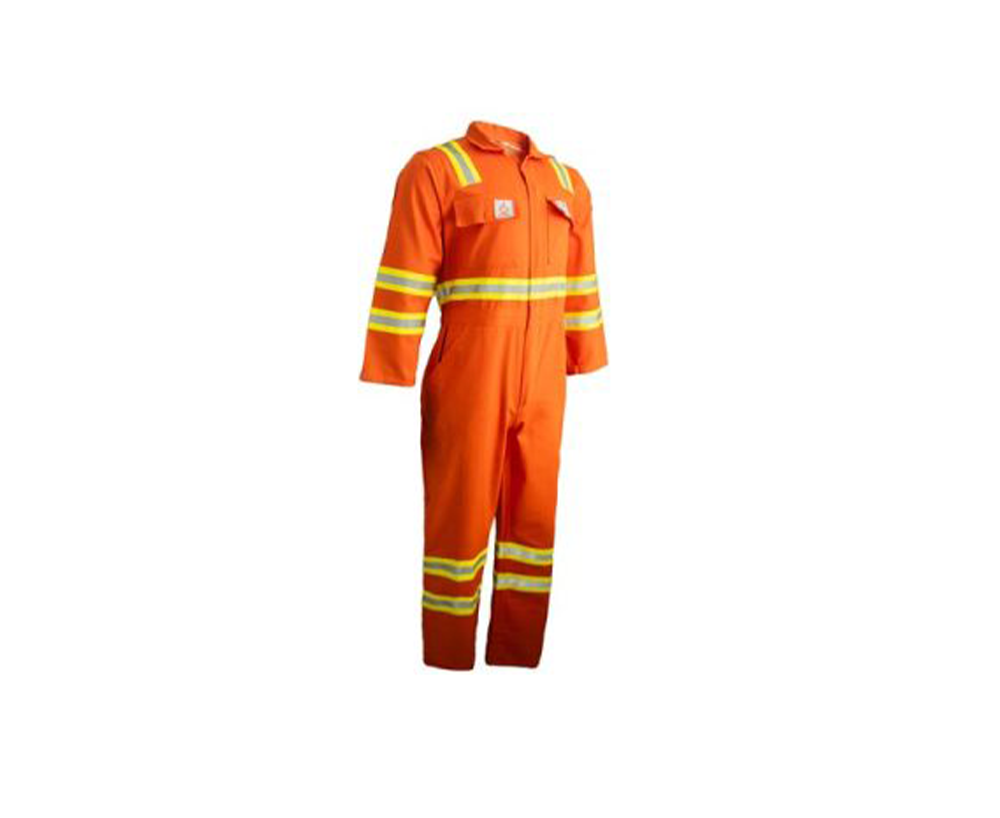 The Modern Safety Overseas SPC High-Visibility Industrial Orange Safety Coverall