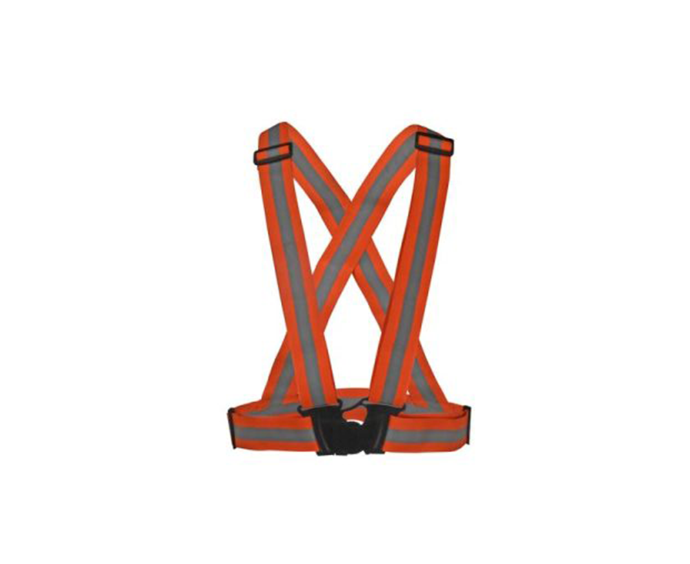 High-Visibility Elastic Adjustable Reflective Safety Vest Belt (Heavy-Duty Night-Time Protection Harness)