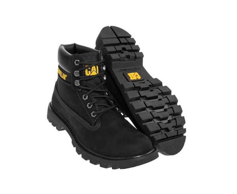 Cat Footwear Colorado Heavy-Duty Work Boots - Black (Premium Full-Grain Leather Industrial Footwear)
