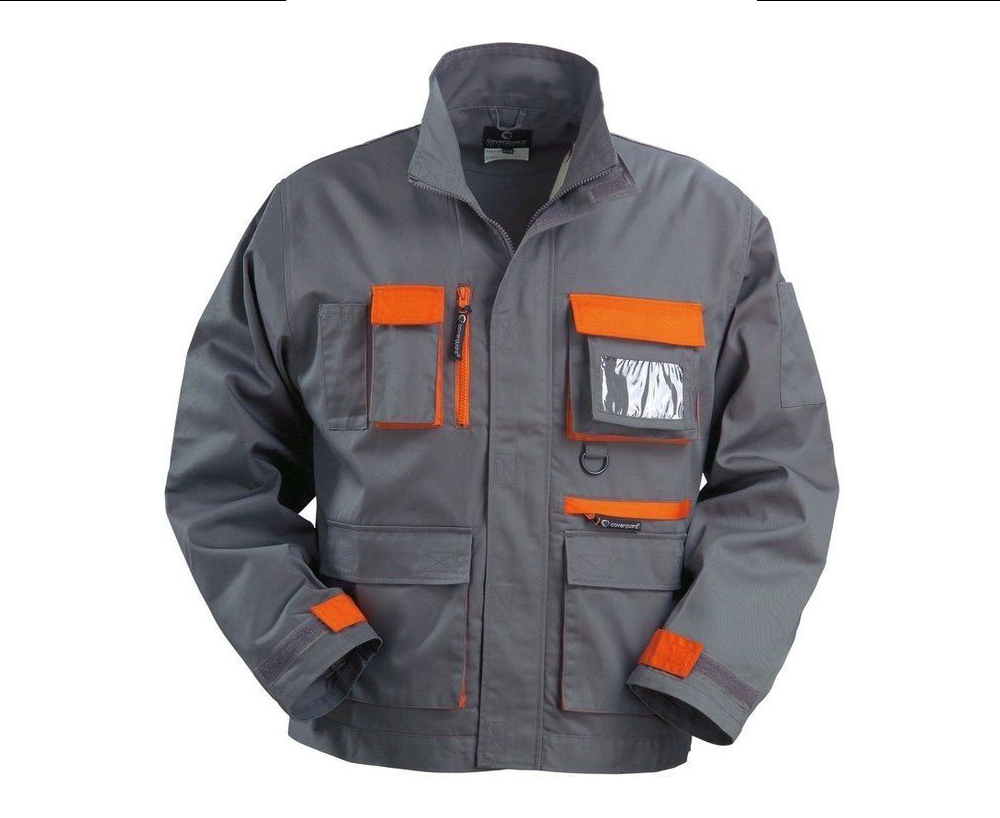 Portwest TX10 Texo Contrast Work Jacket (Premium Heavy-Duty Multi-Pocket Industrial Workwear - Size XS to 3XL)