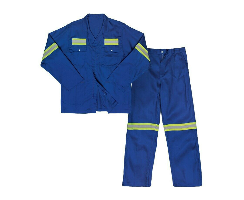 Reflective Worksuit (High-Visibility 2-Piece Industrial Conti Suit - Jacket & Trousers Set)