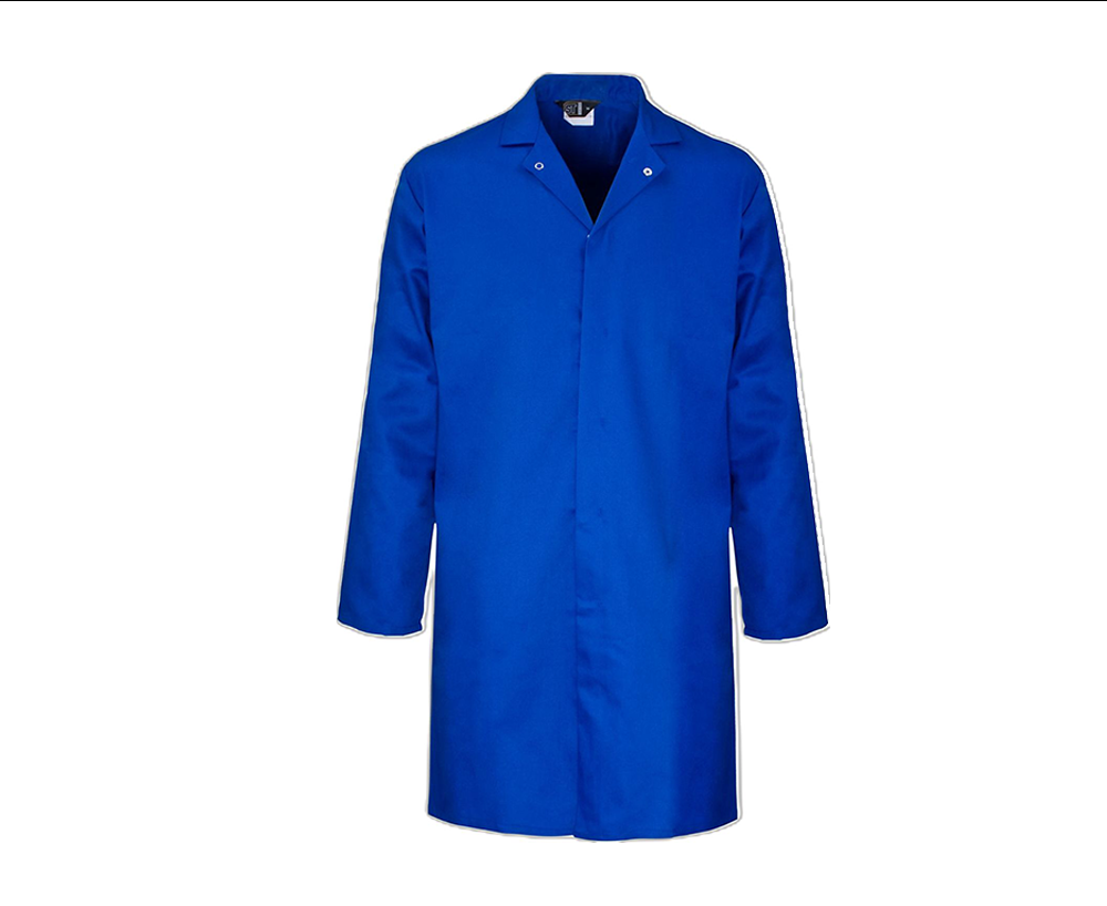Polycotton Food Industry Coat (Heavy-Duty Hygienic Warehouse & Food Processing Lab Jacket)