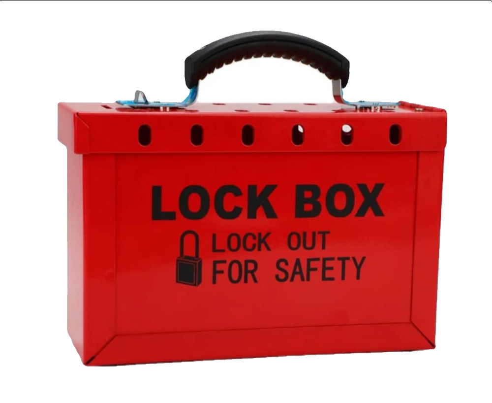 QWORK Lockout Tagout Group Lock Box